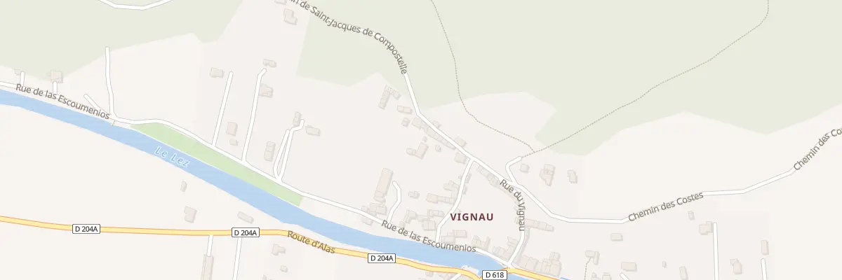 Plan du 156 Vignau à Engomer