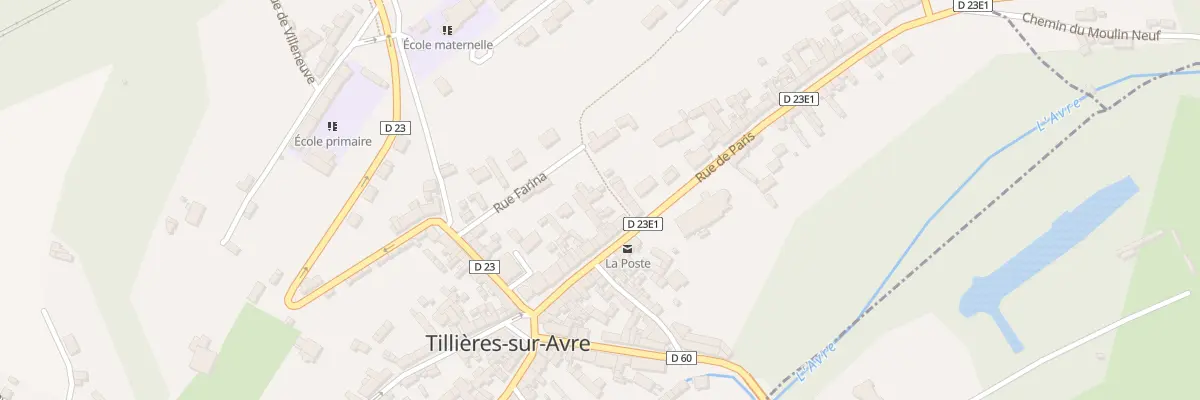 Plan du 1 Rue Farina à Tillières-sur-Avre