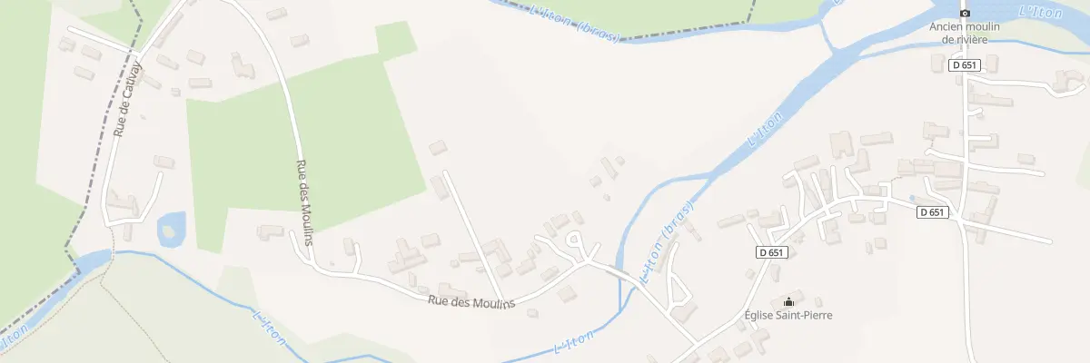 Plan du 6 Rue des Moulins à Aulnay-sur-Iton