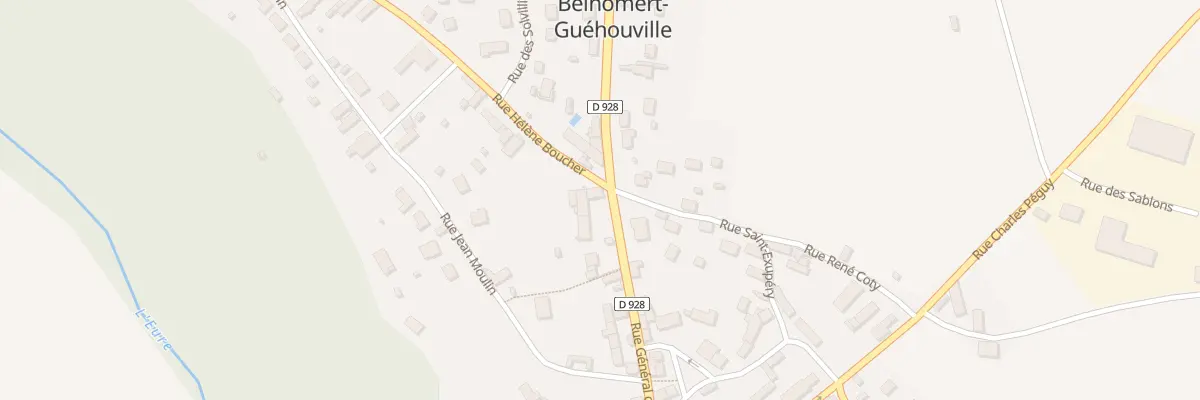 Plan du 33 Rue du Géneral de Gaulle à Belhomert-Guéhouville