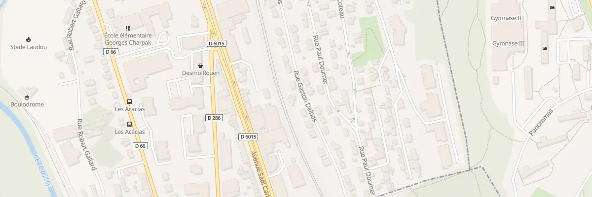 Plan du 11 Rue Gaston Delbos à Déville-lès-Rouen