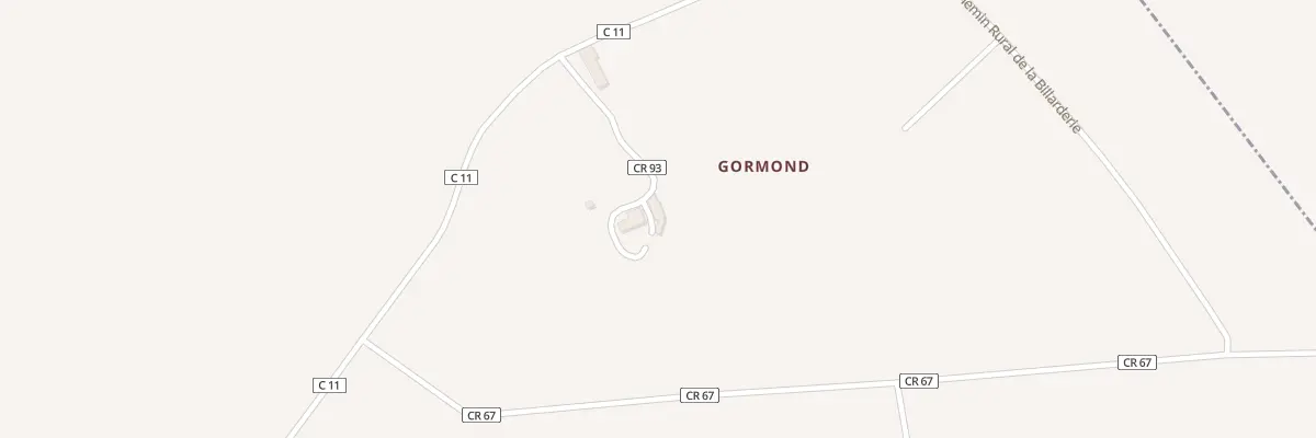 Plan du 2 Gormond à Pouligny-Saint-Pierre