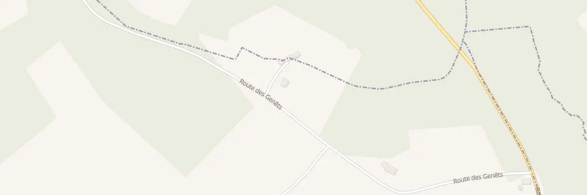 Plan du 183A La Bessoulie Est à Saint-Priest-les-Fougères