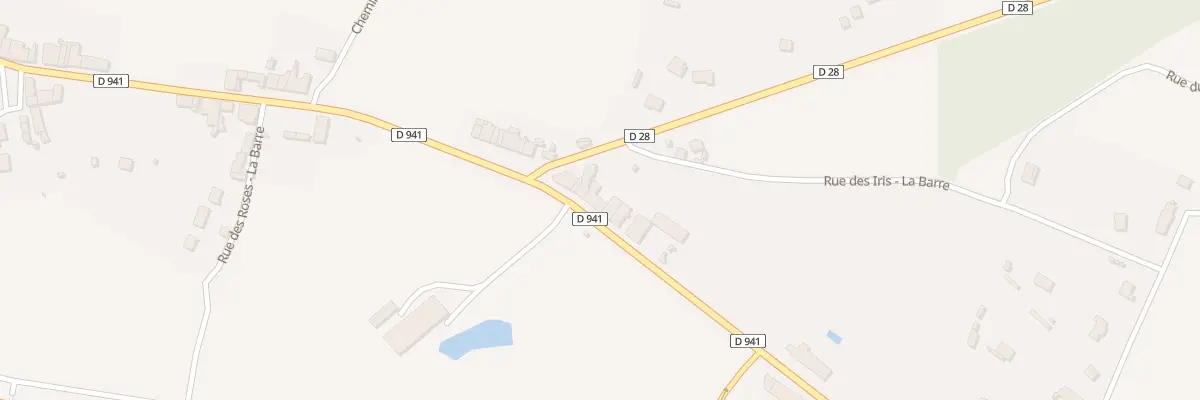 Plan du 56 Rte de Saint Junien La Barre à Veyrac