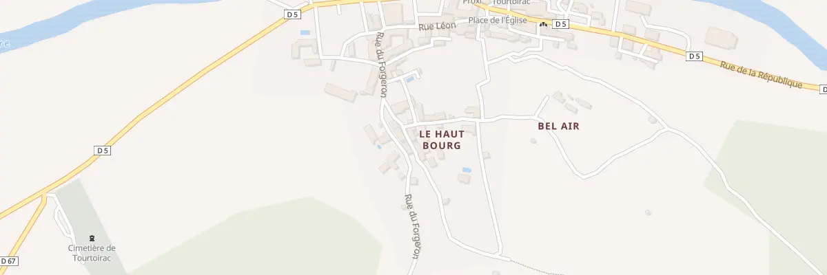 Plan du 3 Imp des Pâquerettes à Tourtoirac