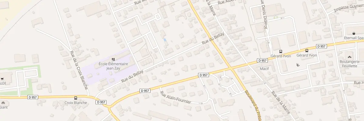 Plan du 12 Rue du Bellay à Vendôme