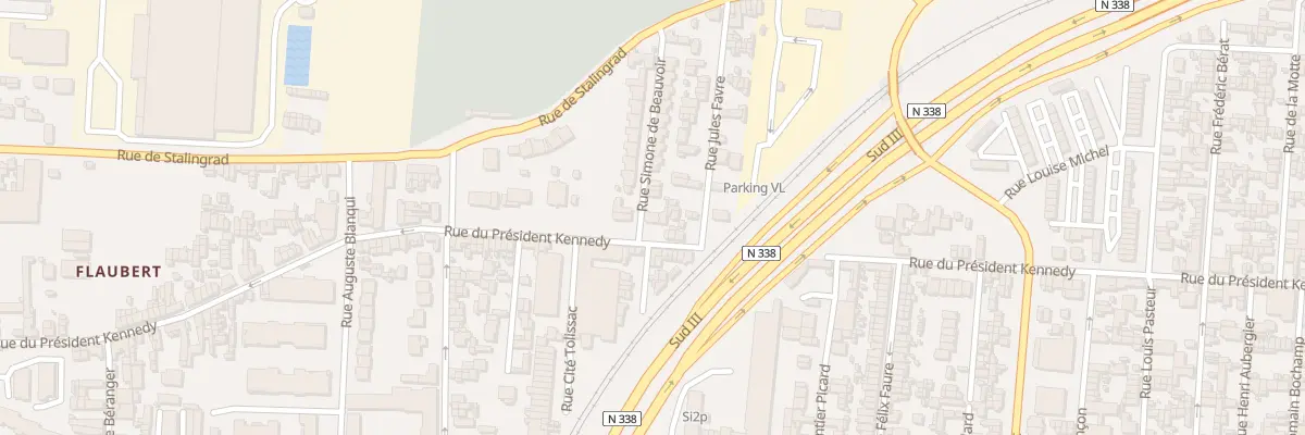 Plan du 125 Rue du President Kennedy au Petit-Quevilly