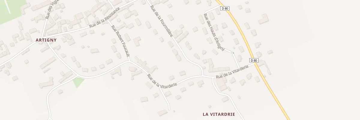 Plan du 20 Rue de la Fourmilliere à Chargé