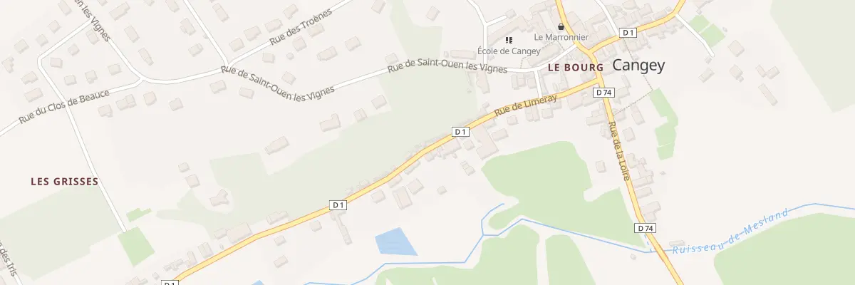 Plan du 4B Rue de Limeray à Cangey