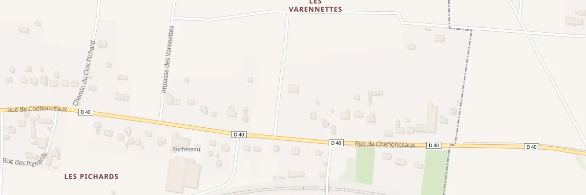 Plan du 51 Rue de Chenonceaux à Civray-de-Touraine