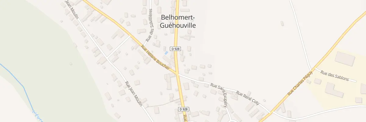 Plan du 34 Rue du Géneral de Gaulle à Belhomert-Guéhouville