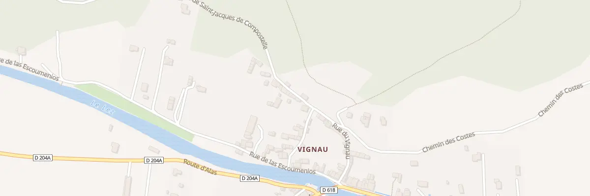 Plan du 159 Vignau à Engomer