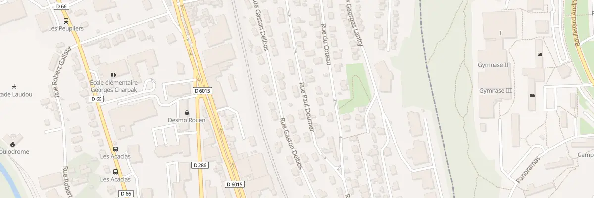 Plan du 25 Rue Paul Doumer à Déville-lès-Rouen