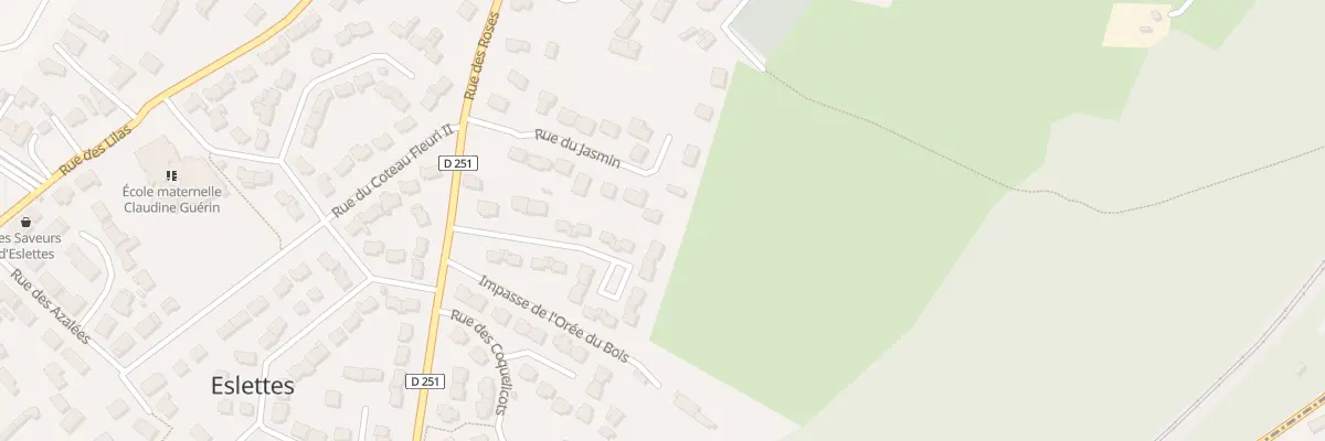 Plan du 14 Rue du Jasmin à Eslettes