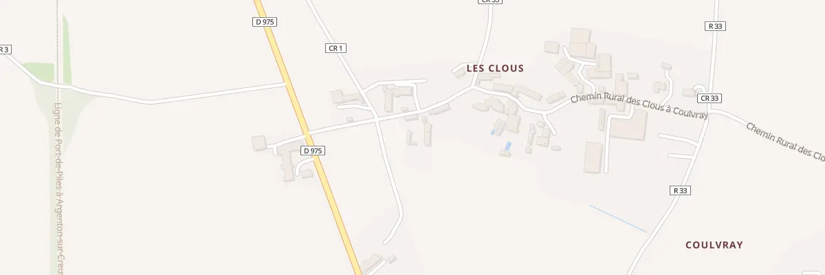 Plan du 6 Les Clous à Pouligny-Saint-Pierre