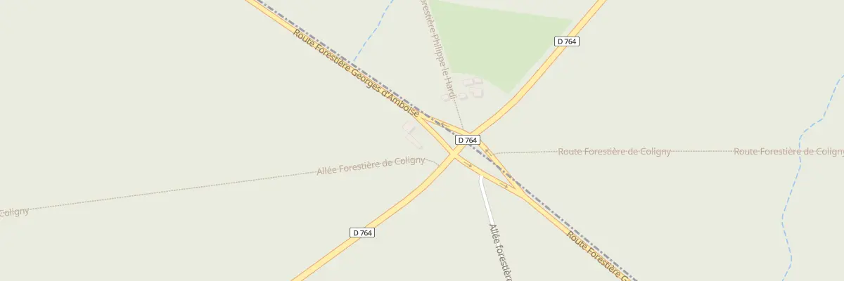 Plan du 1 La Grande Vente à Ferrière-sur-Beaulieu