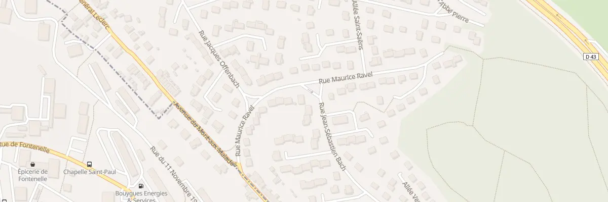 Plan du 24 Rue Jean Sébastien Bach à Notre-Dame-de-Bondeville