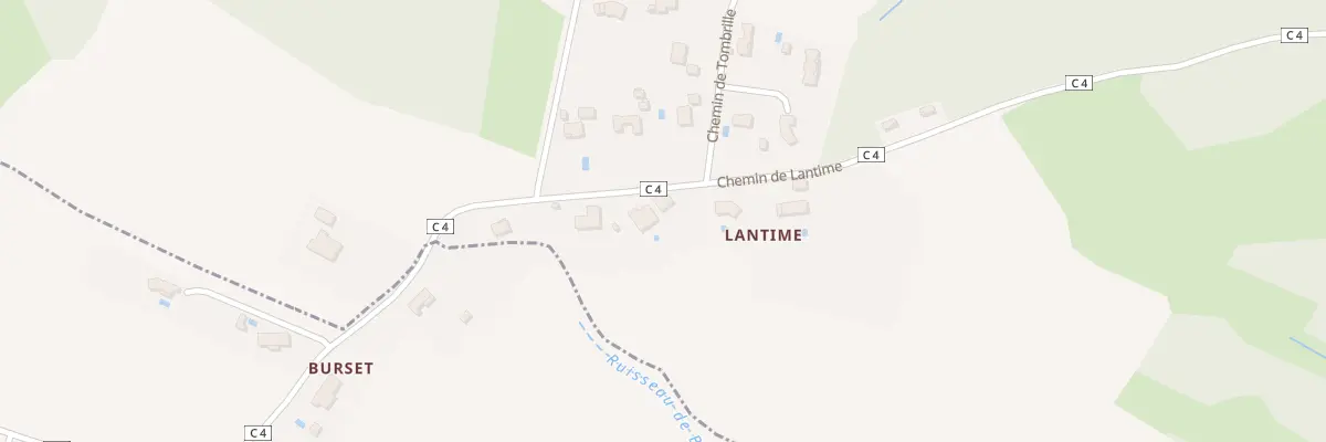 Plan du 290 Che de Lantime à Lagraulet-Saint-Nicolas