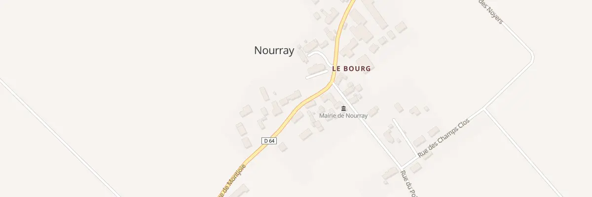 Plan du 2 Rue de Montjoie à Nourray