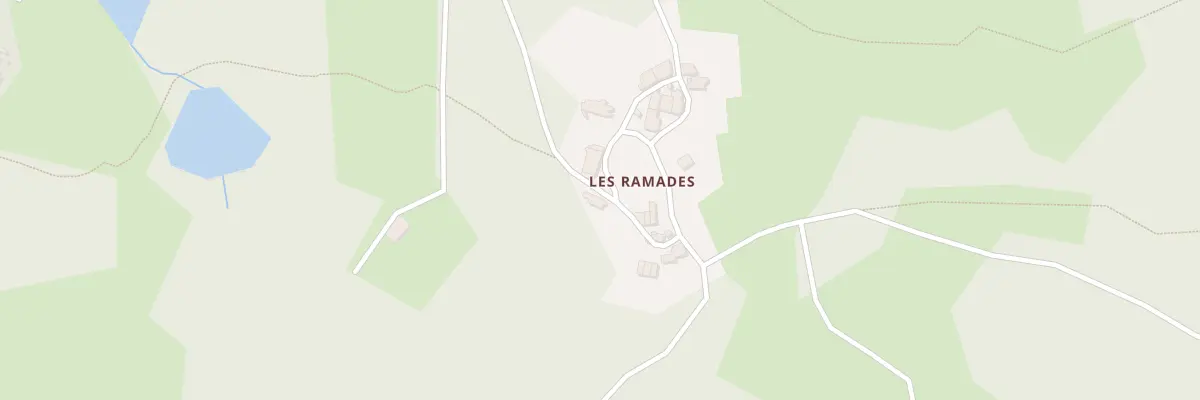 Plan du 2 Les Ramades à Blond