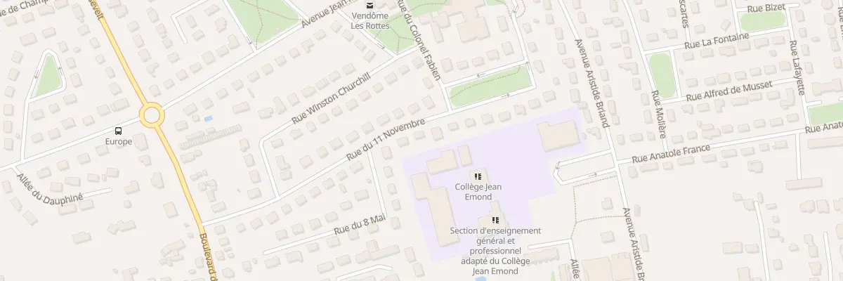 Plan du 4 Rue du 11 Novembre à Vendôme