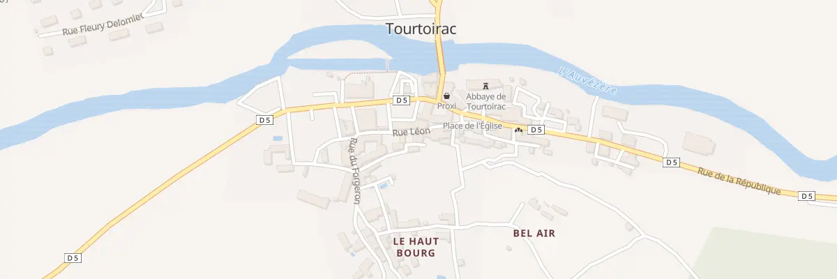Plan du 9 Rue Léon à Tourtoirac