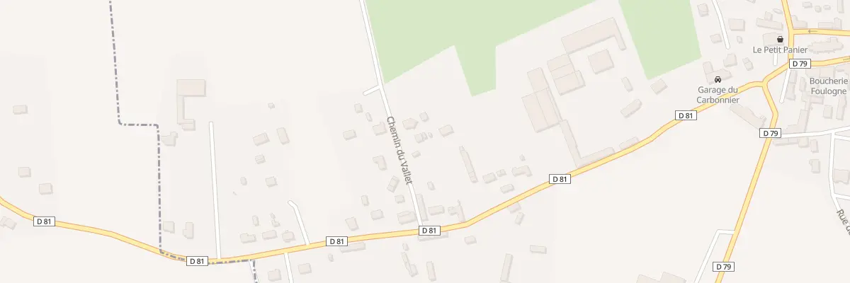 Plan du 3 Che du Vallet à La Haye-Malherbe