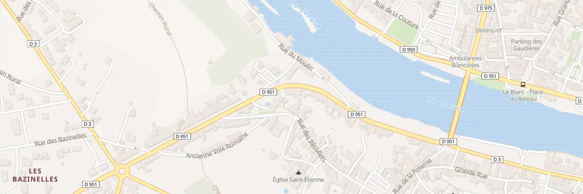 Plan du 19 Rue de Poitiers au Blanc