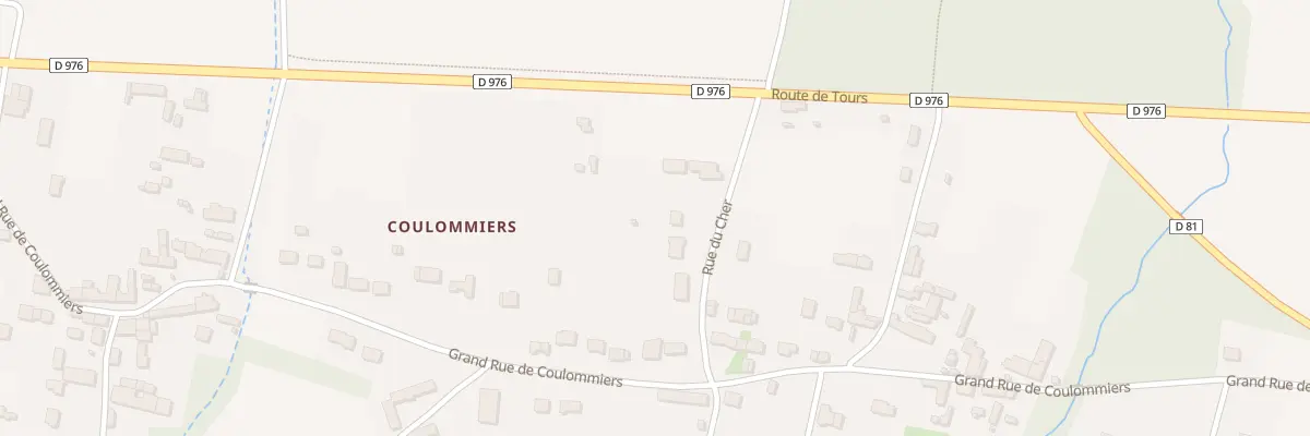 Plan du 7 Rue du Cher à Azay-sur-Indre
