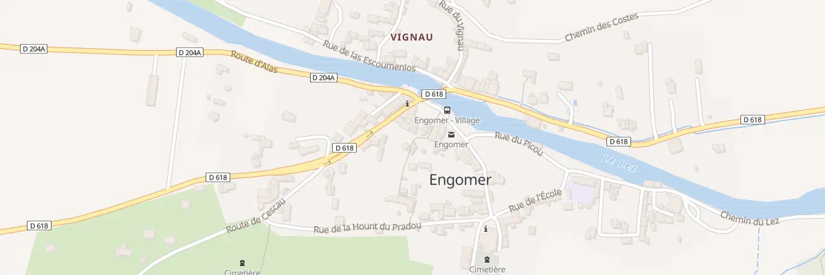 Plan du 197 Village à Engomer