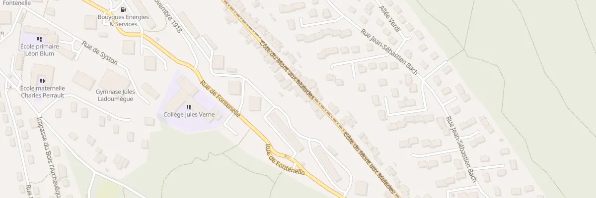 Plan du 42 Av du Mont aux Malades à Déville-lès-Rouen