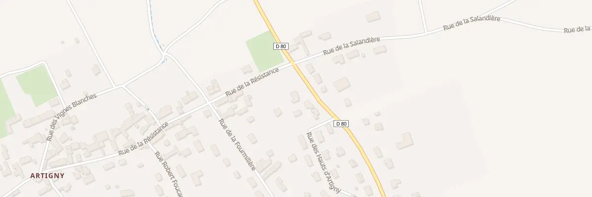 Plan du 8 Rue de la Loire à Chargé