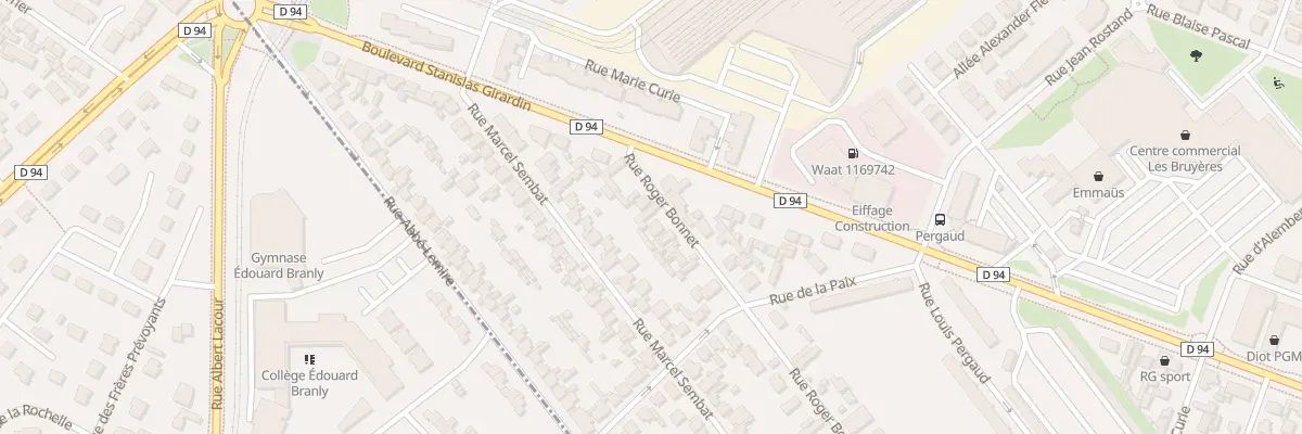 Plan du 8 Rue Roger Bonnet au Petit-Quevilly