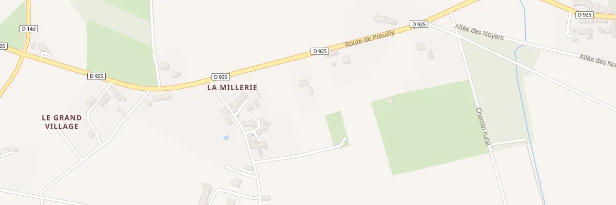 Plan du 5 Rte de Preuilly à Azay-le-Ferron
