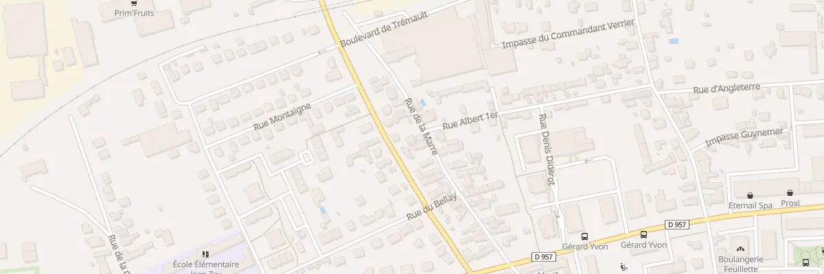 Plan du 156 Rue de la Marre à Vendôme