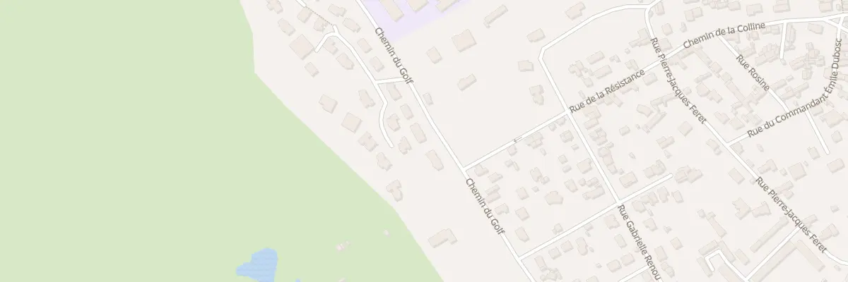 Plan du 36 Che du Golf à Dieppe