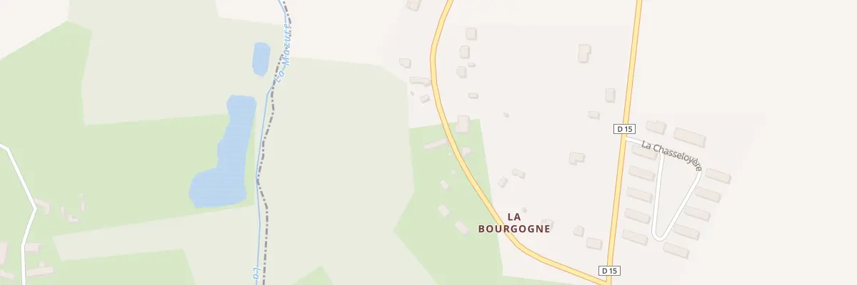 Plan du 2D La Bourgogne à Combres