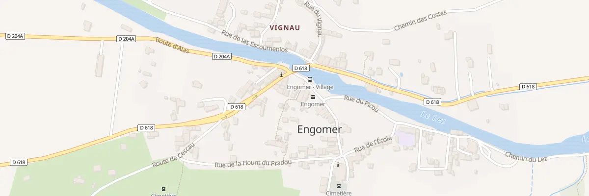 Plan du 72 Village à Engomer