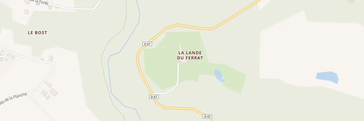 Plan du 49 La Lande à Clermont-d’Excideuil