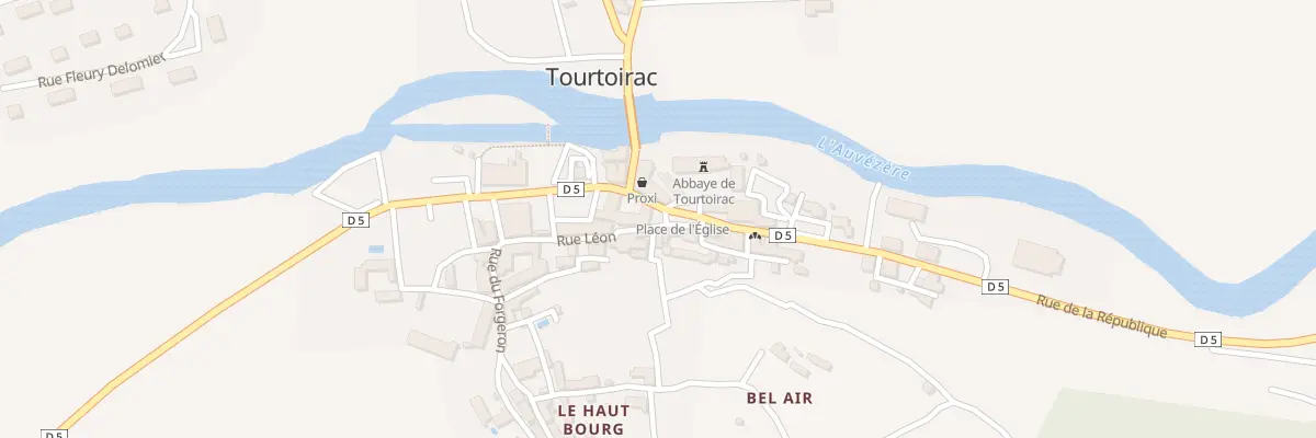 Plan du 1 Rue de la Liberté à Tourtoirac