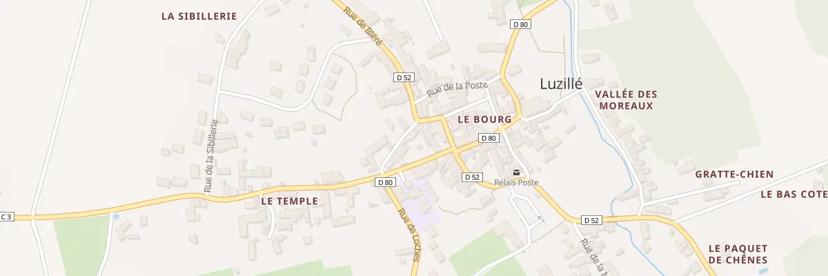 Plan du 1B Rue Bretonneau à Luzillé