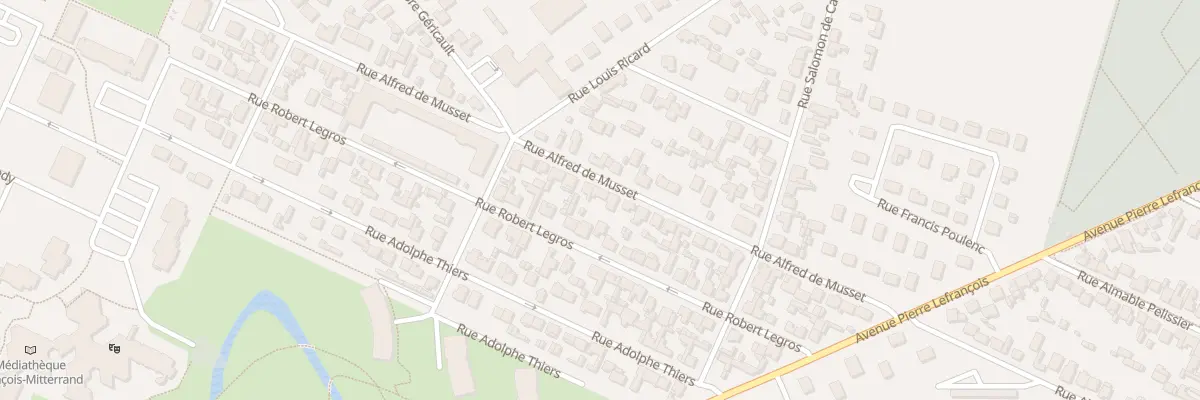 Plan du 56 Rue Alfred de Musset au Grand-Quevilly