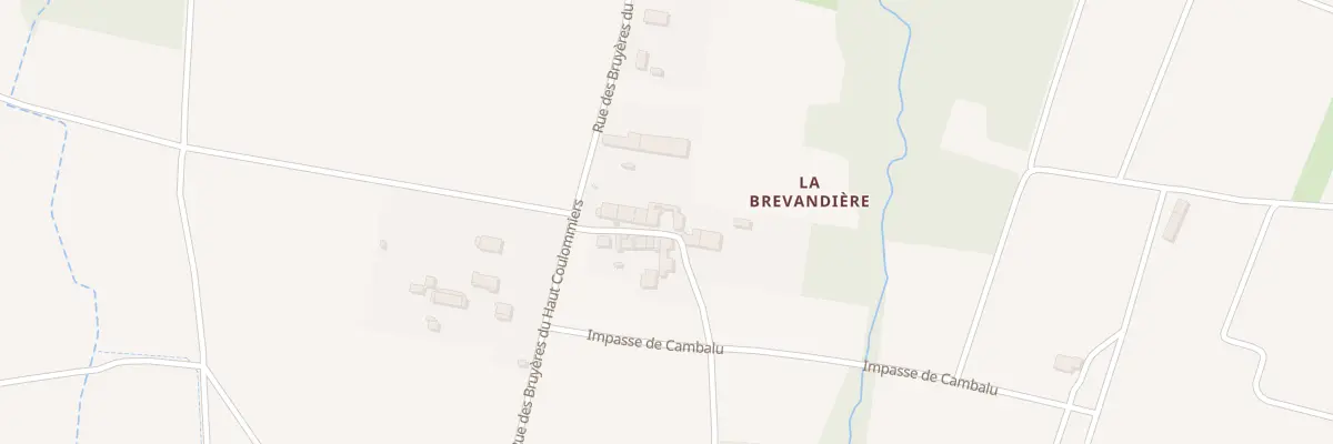 Plan du 7 Rue de la Brevendiere à Francueil