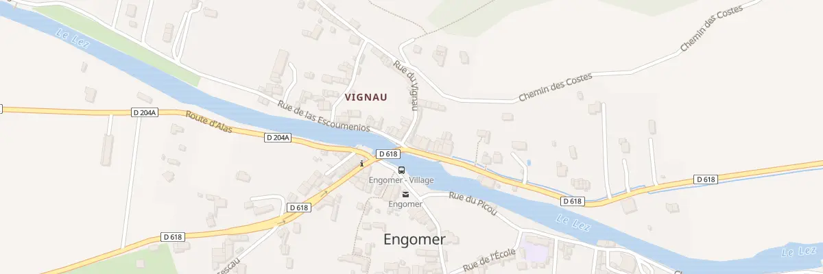Plan du 166 Vignau à Engomer