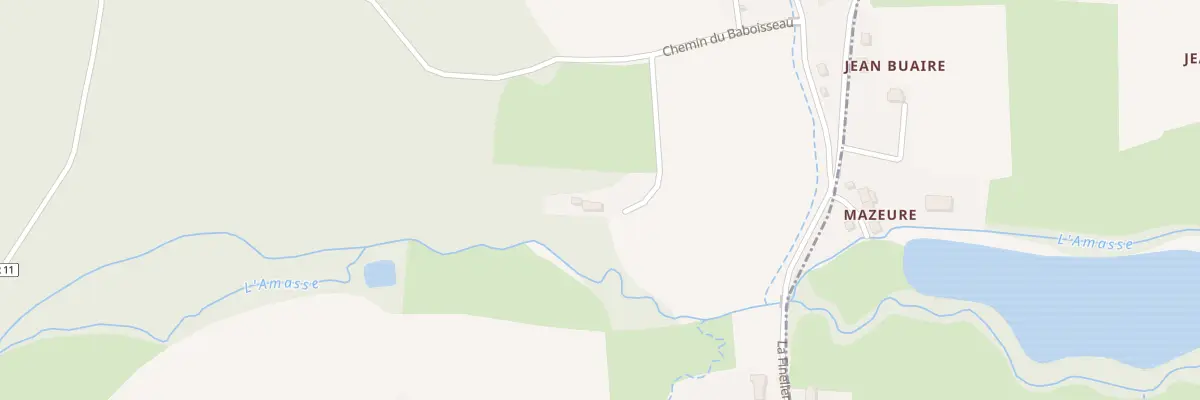 Plan du 31 Che du Baboisseau à Saint-Règle
