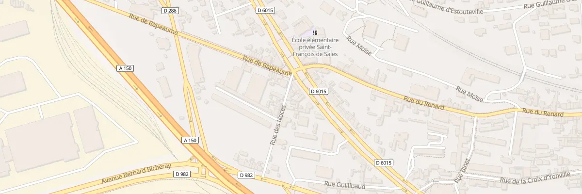 Plan du 8 Rue des Noces à Rouen