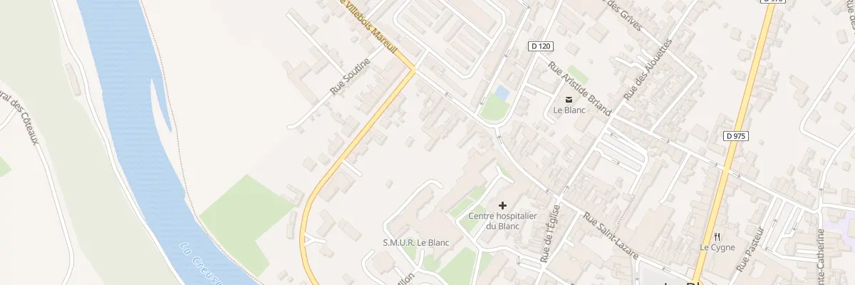Plan du 47T Rue Saint Lazare au Blanc