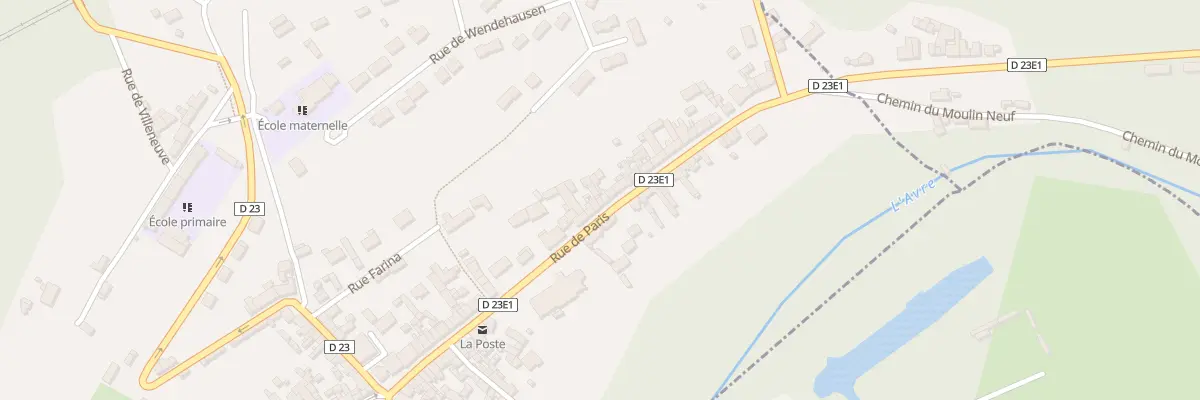 Plan du 45 Rue de Paris à Tillières-sur-Avre