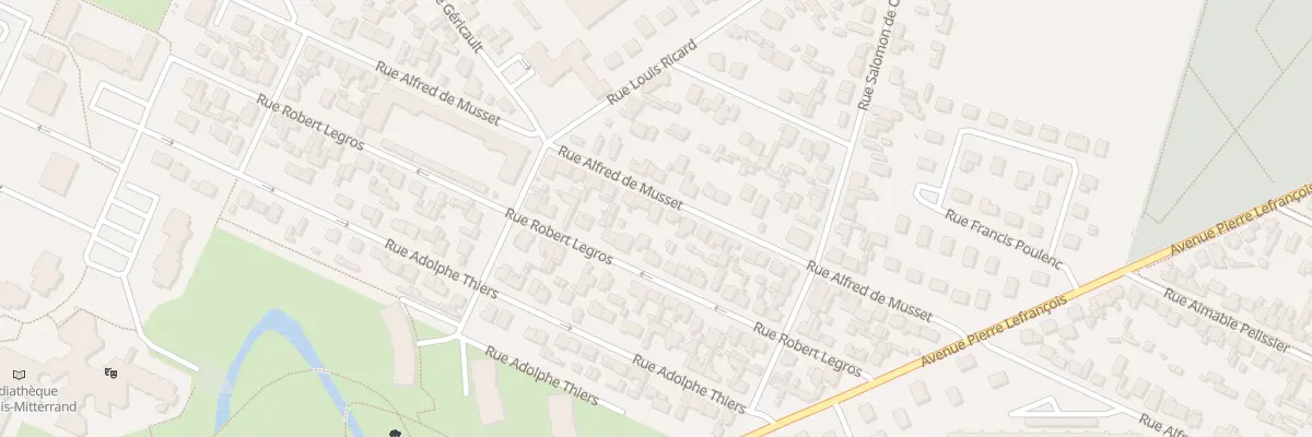 Plan du 58 Rue Alfred de Musset au Grand-Quevilly