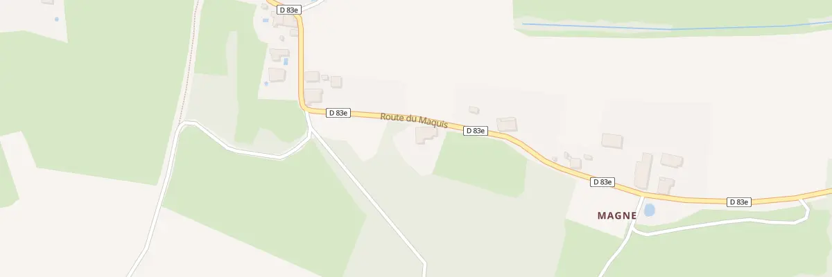 Plan du 5 Magne à Lautignac